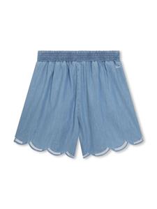 chloékids Chloé Kids Blouse met striksluiting - Blauw