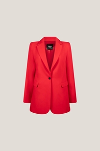 Jansen Amsterdam Wq238 woven blazer cannes red
