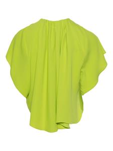 mm6maisonmargiela MM6 Maison Margiela Asymmetrische top - Groen