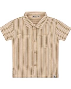 Daily7-collectie T-shirt/Overhemd stripe (sandshell)