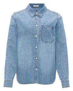 OPUS Jeansbluse Fasera Ocean