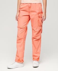 Superdry Vrouwen Para Cargobroek met Lage Taille Oranje