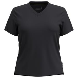 Smartwool - Women's Perfect V-Neck Tee - Merinoshirt, zwart