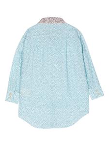 bywalid By Walid Shirt met bloemenprint - Blauw