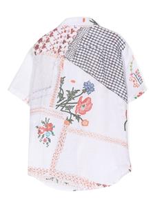 bywalid By Walid Shirt met patchwork - Veelkleurig