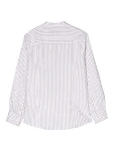 paolopecorakids Paolo Pecora Kids Shirt met bandkraag - Beige