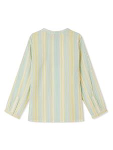 Bonpoint Gestreept shirt - Geel