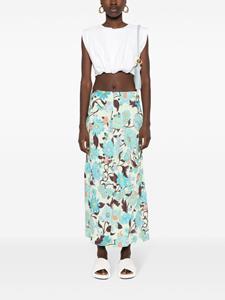 stellamccartney Stella McCartney Rok met bloemenprint - Groen