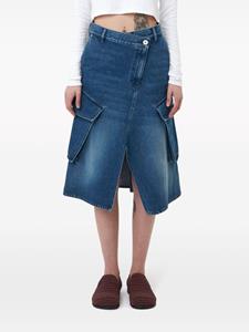 JW Anderson Denim maxi-rok - Blauw