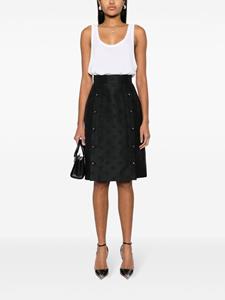 dolce&gabbana Dolce & Gabbana Rok met logo jacquard - Zwart