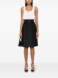 Dolce & Gabbana Rok met logo jacquard - Zwart