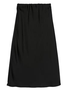 Jil Sander Flared midi-rok - Zwart