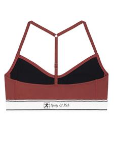 Sporty & Rich Bralette met print - Bruin