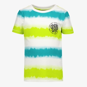 Unsigned jongens tie dye T-shirt wit