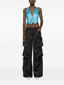 giuseppedimorabito Giuseppe Di Morabito Straight cargo broek - Zwart