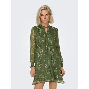 ONLY Minikleid "ONLAIDA ELISA LS DRESS WVN", (BEZUG)