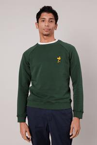 Brava Fabrics Herren vegan Peanuts Woodstock Sweatshirt Grün