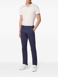 Billionaire Chino met geborduurd logo - Blauw