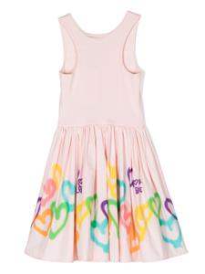 Molo Mini-jurk met hartprint - Roze