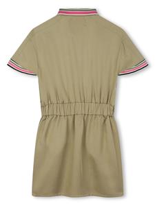 karllagerfeldkids Karl Lagerfeld Kids Jurk met logoprint - Groen
