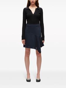3.1philliplim 3.1 Phillip Lim Katoenen asymmetrische rok - Blauw