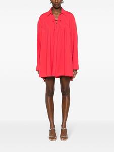forteforte Forte Forte Mini-jurk met veters - Rood
