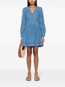 TWINSET Flared mini-jurk - Blauw