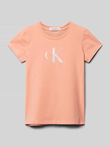 Calvin klein t-shirt iridescent ck lg sli