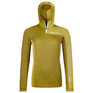 Ortovox  Women's Fleece Light Grid ZN Hoody - Fleecetrui, olijfgroen