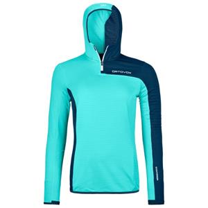 Ortovox - Women's Fleece Light Grid ZN Hoody - Fleecetrui, turkoois