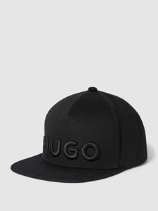 HUGO Baseballpet met labelstitching, model 'Jago'