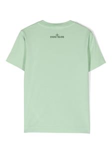 stoneislandjunior Stone Island Junior T-shirt met print - Groen