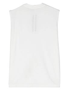 rickowenskids Rick Owens Kids Mouwloos T-shirt - Wit