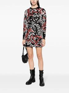 justcavalli Just Cavalli Mini-jurk met luipaardprint - Zwart