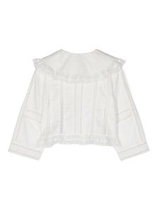 philosophydilorenzoserafinikids Philosophy Di Lorenzo Serafini Kids Shirt met puriteinse kraag - Wit