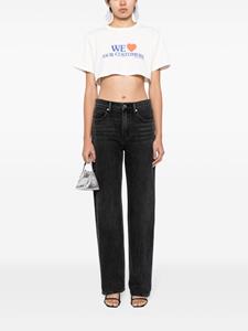 alexanderwang Alexander Wang EZ straight jeans - Zwart