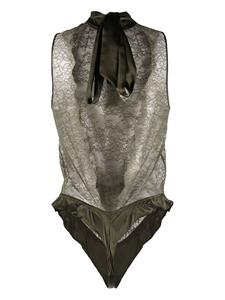 maisonclose Maison Close Body met kant - Groen