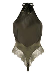 maisonclose Maison Close Body met kanten afwerking - Groen