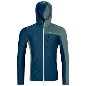 Ortovox  Fleece Light Grid Hooded Jacket - Fleecevest, blauw