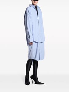 Balenciaga Gelaagde blousejurk - Blauw