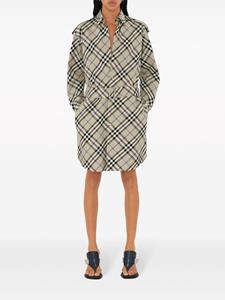 Burberry Vintage check katoenen blousejurk - Beige