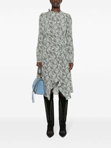 isabelmarant ISABEL MARANT Midi-jurk met print - Wit