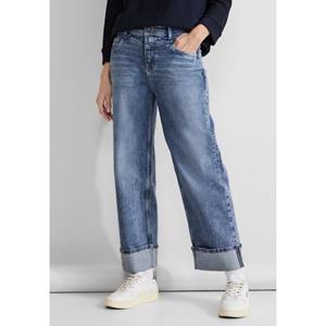 STREET ONE 5-Pocket-Jeans mit geradem Bein und Elasthan