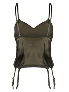 maisonclose Maison Close Top met jarretels - Groen