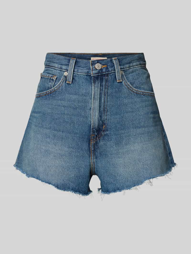 Levi's Korte high waist jeans in used-look