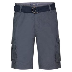 Petrol Industries - Heren Cargo Short met Riem Poplin - Grijs