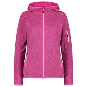CMP - Women's Jacket Fix Hood Knitted + Mesh - Fleecejacke