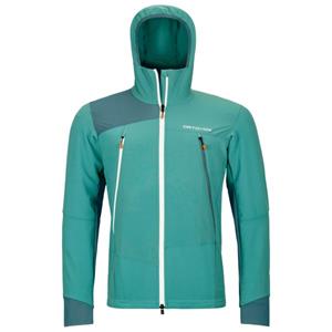 Ortovox - Pala Hooded Jacket - Softshelljack, turkoois