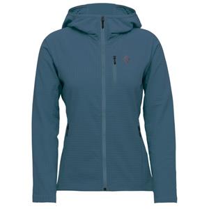 Black Diamond  Women's Coefficient Storm Full Zip Hoody - Fleecevest, blauw