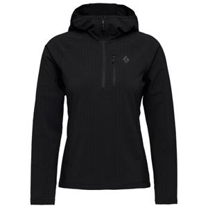 Black Diamond - Women's Coefficient Storm Full Zip Hoody - Fleecevest, zwart